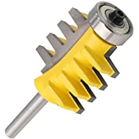 GFCGFGDRG 8 mm Vástago del Carril Reversible Finger Joint Pegamento Router bit Cono Fresas de Espiga para Trabajar la…